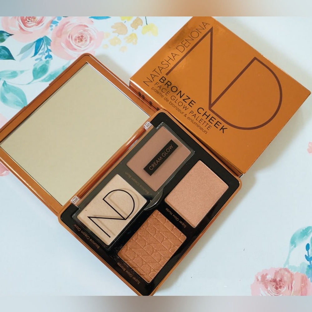 Natasha Denona Bronze Cheek Face Cream Powder Glow Contour Palette